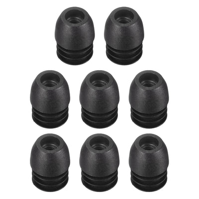 Harfington Uxcell 8Pcs 22mm/0.87" Caster Insert with Thread, M8 Thread for Furniture