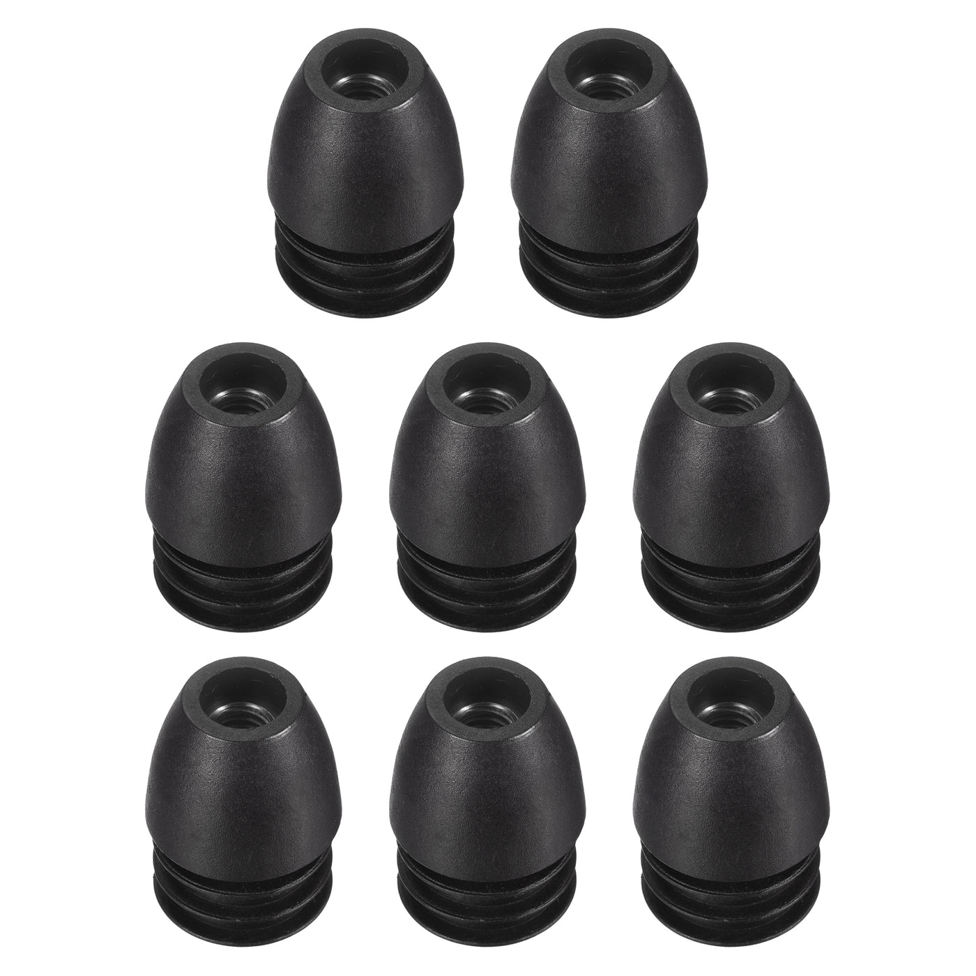 uxcell Uxcell 8Pcs 25mm/0.98" Caster Insert with Thread, M8 Thread for Furniture
