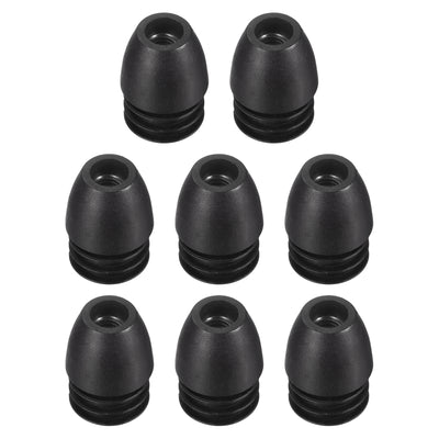 Harfington Uxcell 8Pcs 25mm/0.98" Caster Insert with Thread, M8 Thread for Furniture