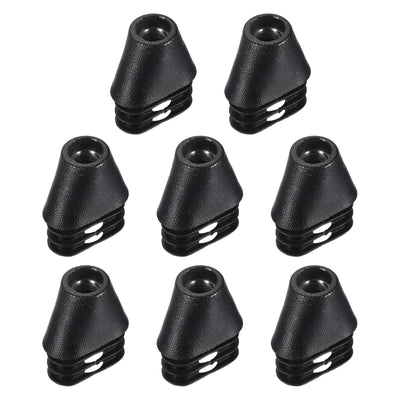 Harfington Uxcell 8Pcs 1.18"x0.59" Caster Insert with Thread, M8 Thread for Furniture