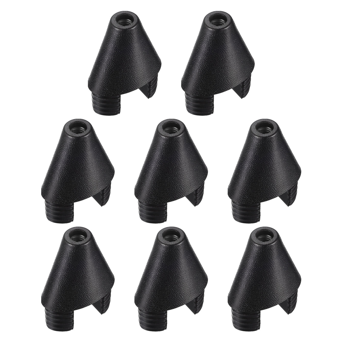 uxcell Uxcell 8Pcs 1.97"x1.18" Caster Insert with Thread, M10 Thread for Furniture