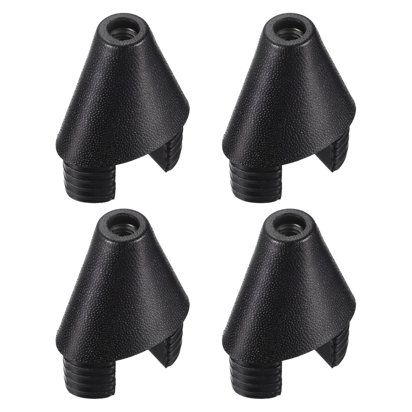 uxcell Uxcell 4Pcs 1.97"x1.18" Caster Insert with Thread, M10 Thread for Furniture