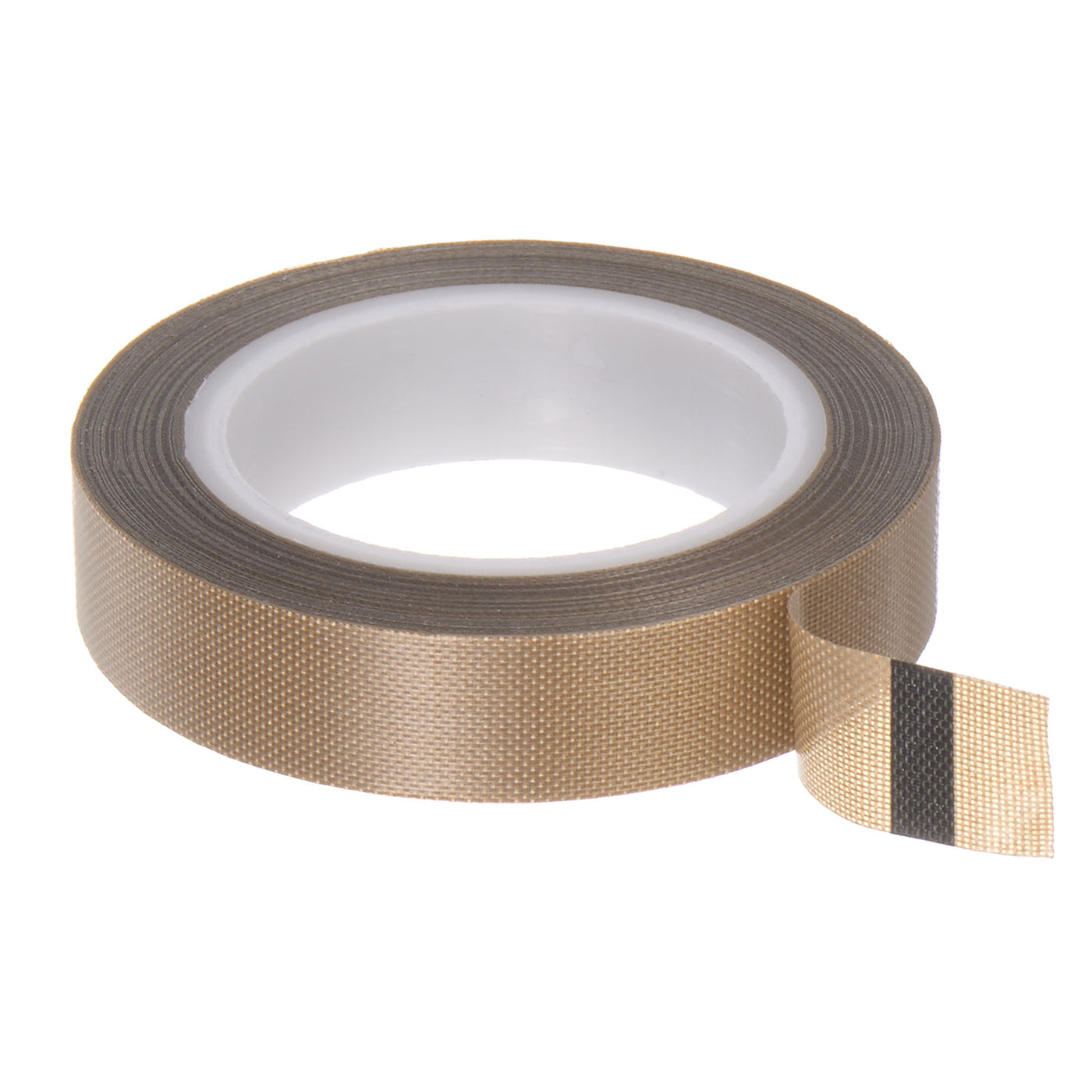 Harfington Fabric PTFE Tape 0.5"x33ft PTFE Adhesive Tape 0.13mm Thickness Brown