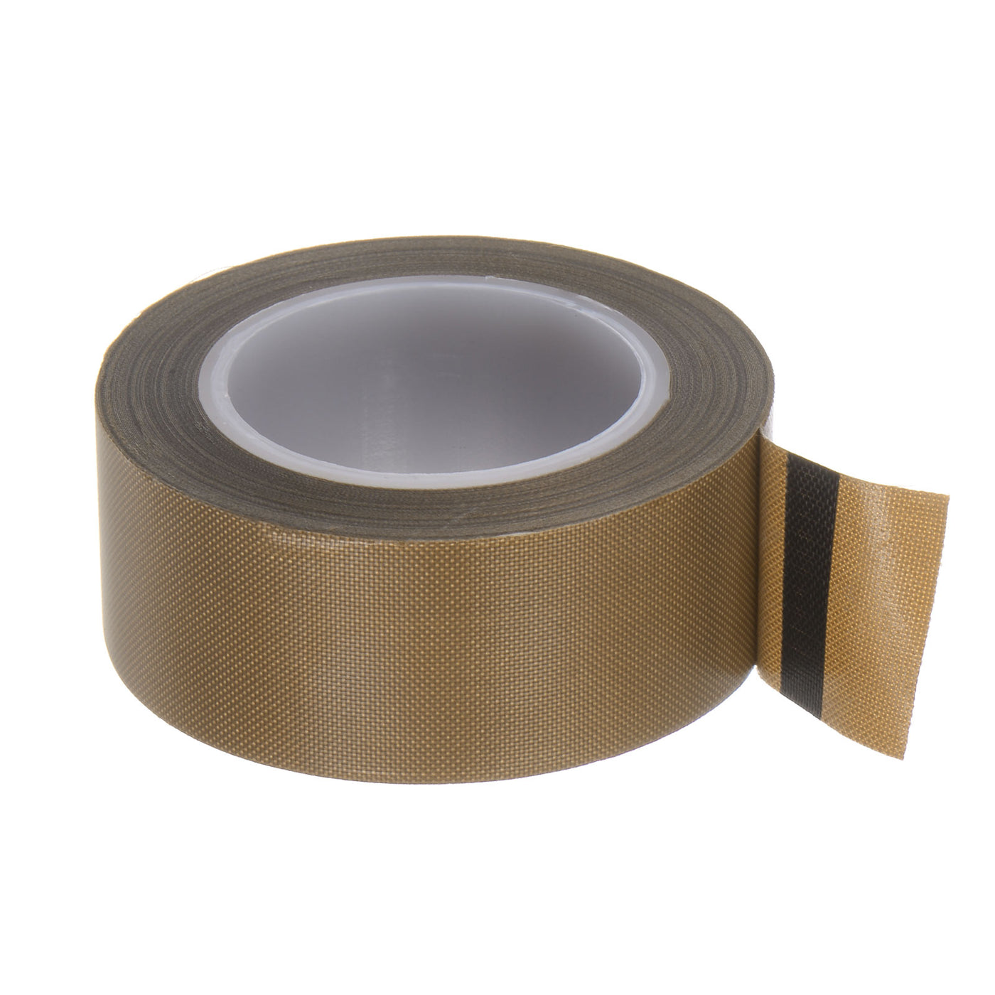 Harfington Fabric PTFE Tape 1"x33ft PTFE Adhesive Tape 0.18mm Thickness Brown