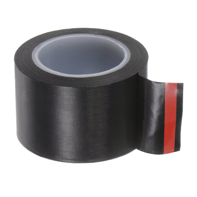 Harfington Fabric PTFE Tape 1.5"x33ft PTFE Adhesive Tape 0.13mm Thickness Black