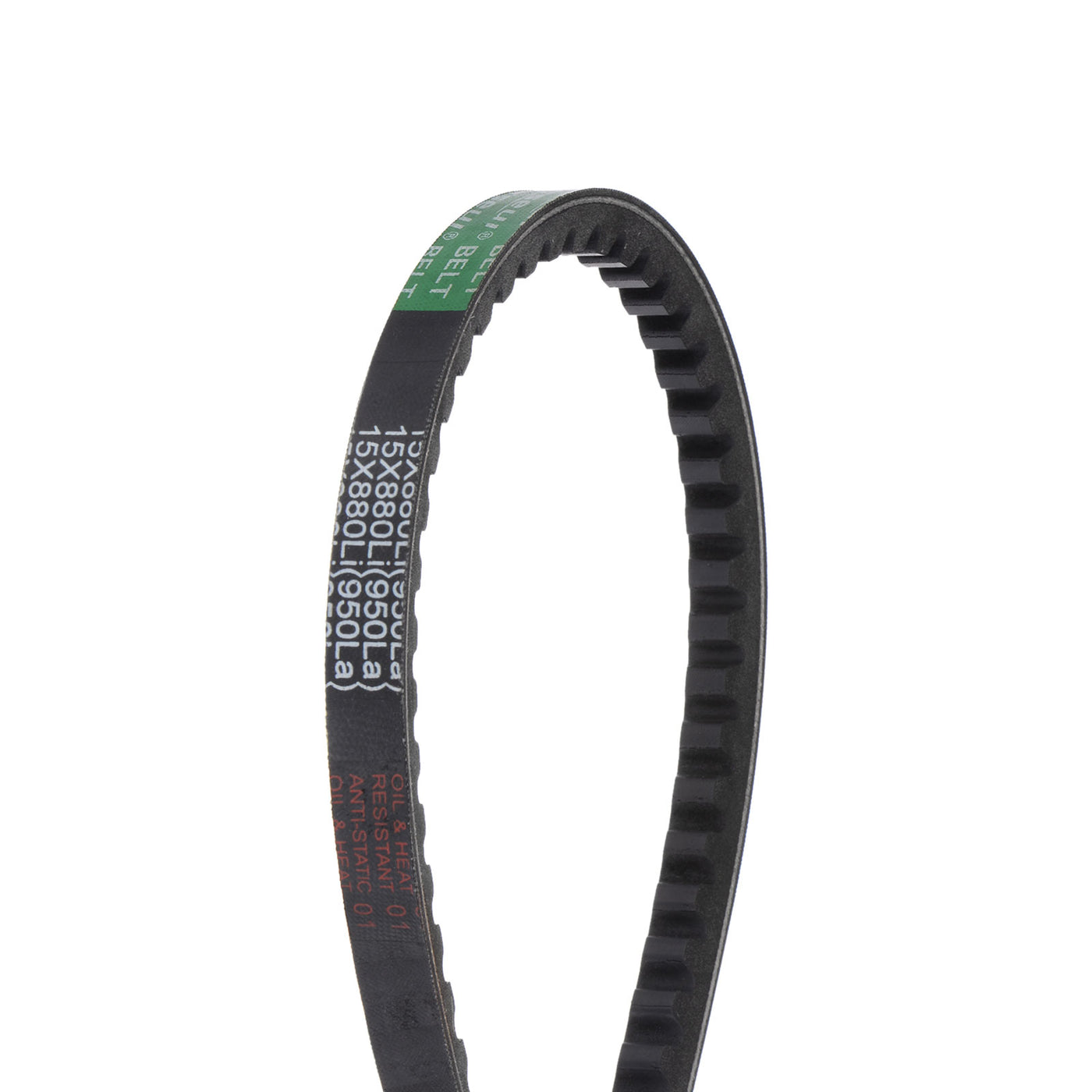Harfington 2pcs Cogged V-Belts 945mm Outside Circumference 15mm Width Rubber Drive Belt