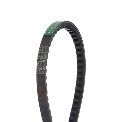 Harfington 2pcs Cogged V-Belts 952mm Outside Circumference 15mm Width Rubber Drive Belt