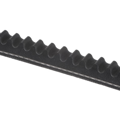 Harfington 2pcs Cogged V-Belts 954mm Outside Circumference 13mm Width Rubber Drive Belt