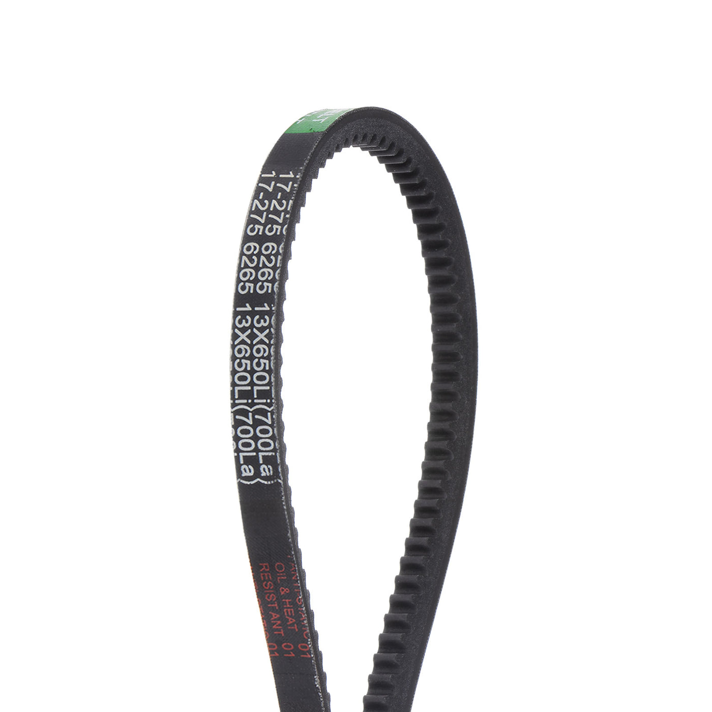Harfington 2pcs Cogged V-Belts 708mm Outside Circumference 13mm Width Rubber Drive Belt