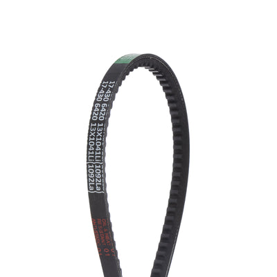 Harfington 2pcs Cogged V-Belts 1093mm Outside Circumference 13mm Width Rubber Drive Belt
