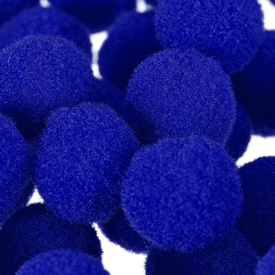 Harfington Pom Felt Balls Fabric 1.5cm 15mm Blue for Crafts Project DIY 100 Pcs