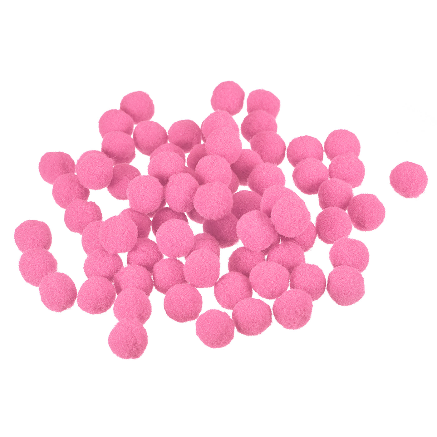 Harfington Pom Felt Balls Fabric 1.5cm 15mm Pink for Crafts Project DIY 200 Pcs