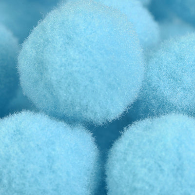 Harfington Pom Felt Balls Fabric 1.5cm 15mm Lake Blue for Crafts Project DIY 300 Pcs