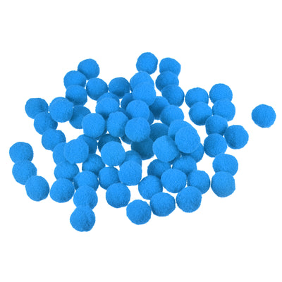Harfington Pom Felt Balls Fabric 1.5cm 15mm Blue for Craft Project DIY 200 Pcs