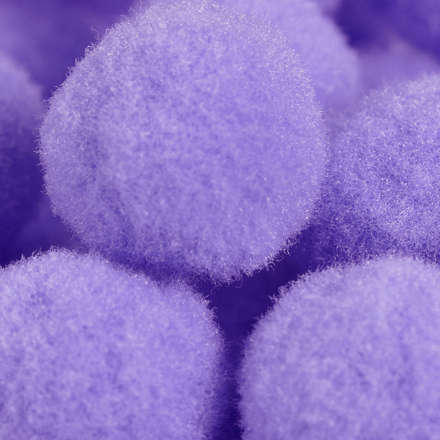 Harfington Pom Felt Balls Fabric 1.5cm 15mm Light Purple for Crafts Project DIY 200 Pcs