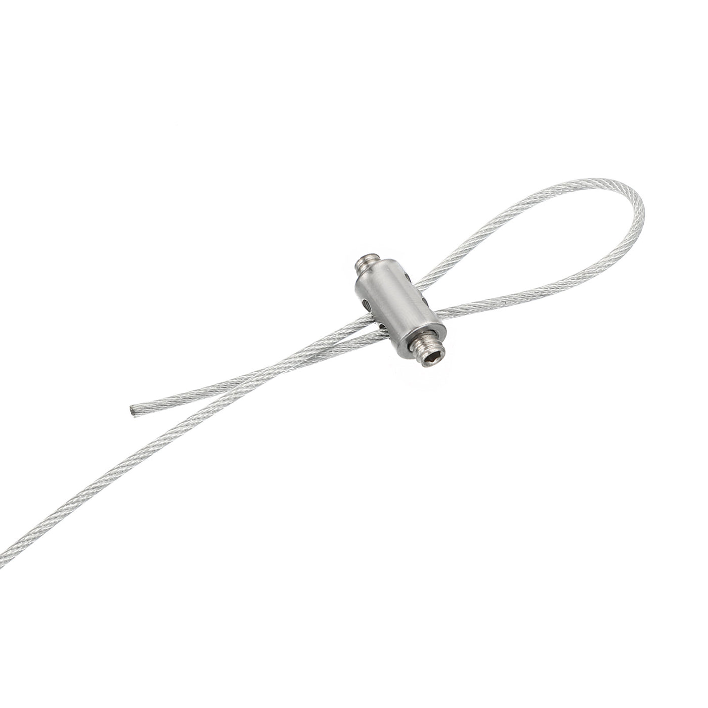 18x8mm Wire Rope Clips Set, 3.6mm Hole 10 Pcs Steel Double Holes Lock ...