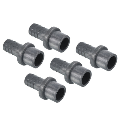 Harfington UPVC Reducer Pipe Fitting 20x15mm, 5 Pack Straight Coupling Connector, Grey