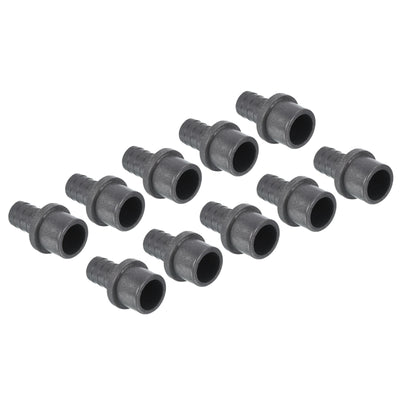 Harfington UPVC Reducer Pipe Fitting 25x17mm, 10 Pack Straight Coupling Connector, Grey