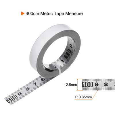 Harfington Self-Adhesive Measuring Tape 400cm Metric Right to Left Read
