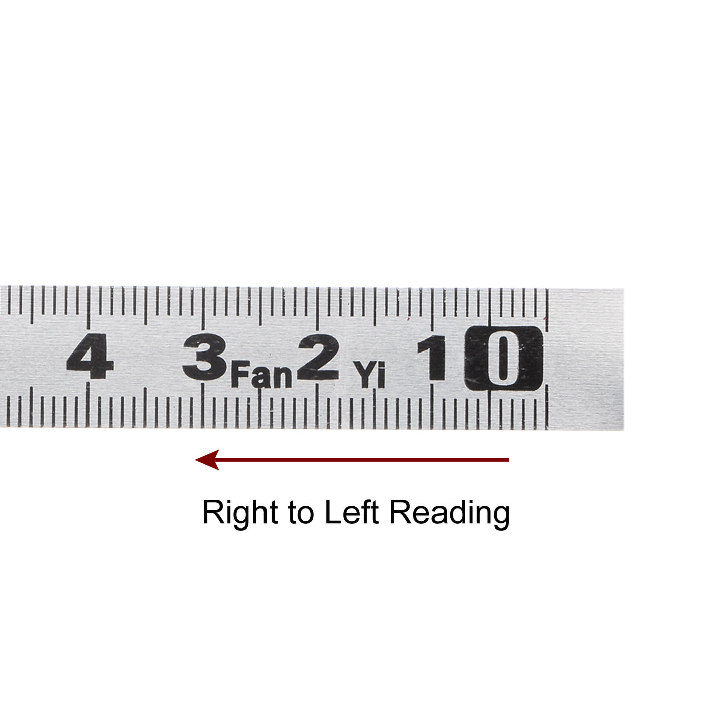 Harfington 2pcs Self-Adhesive Measuring Tape 400cm Metric Right to Left Read