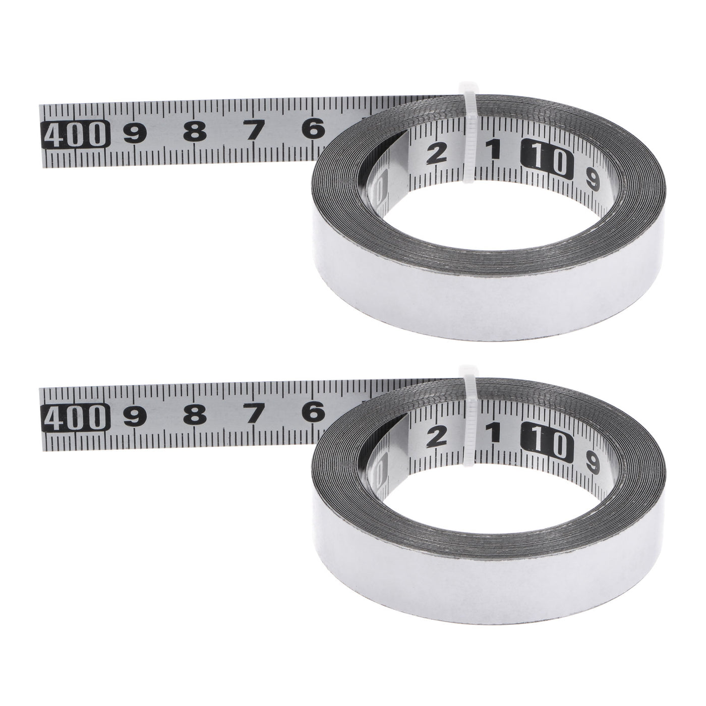 Harfington 2pcs Self-Adhesive Measuring Tape 400cm Metric Right to Left Read