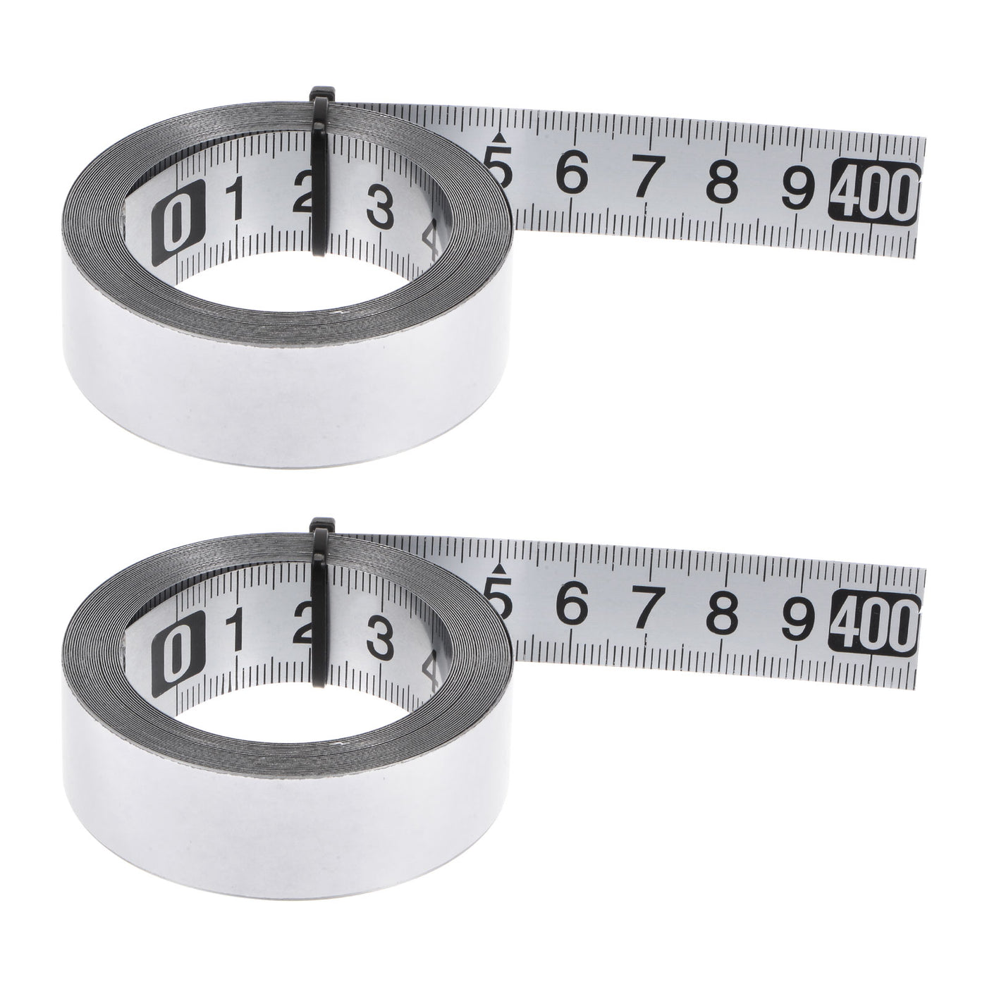 Harfington 2pcs Self-Adhesive Measuring Tape 400cm Metric Left to Right Widened