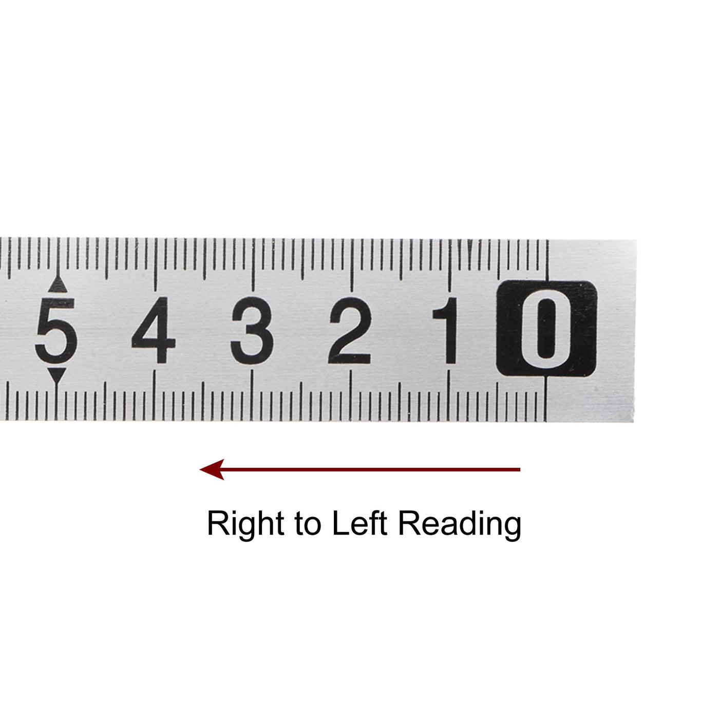 Harfington 2pcs Self-Adhesive Measuring Tape 300cm Metric Right to Left Read Widened
