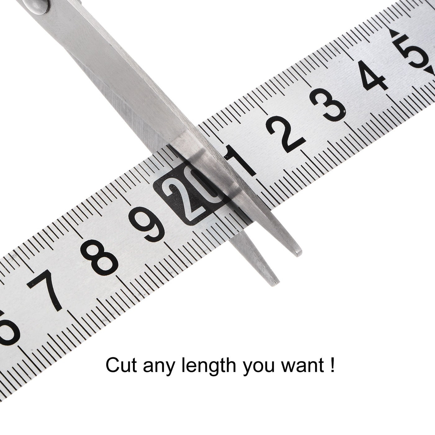 Harfington Self-Adhesive Measuring Tape 100cm Metric Middle to Both Sides Read Widened