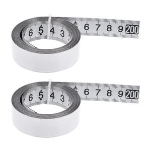 Self Adhesive Tape Measure 400cm Start from Middle Steel Ruler
