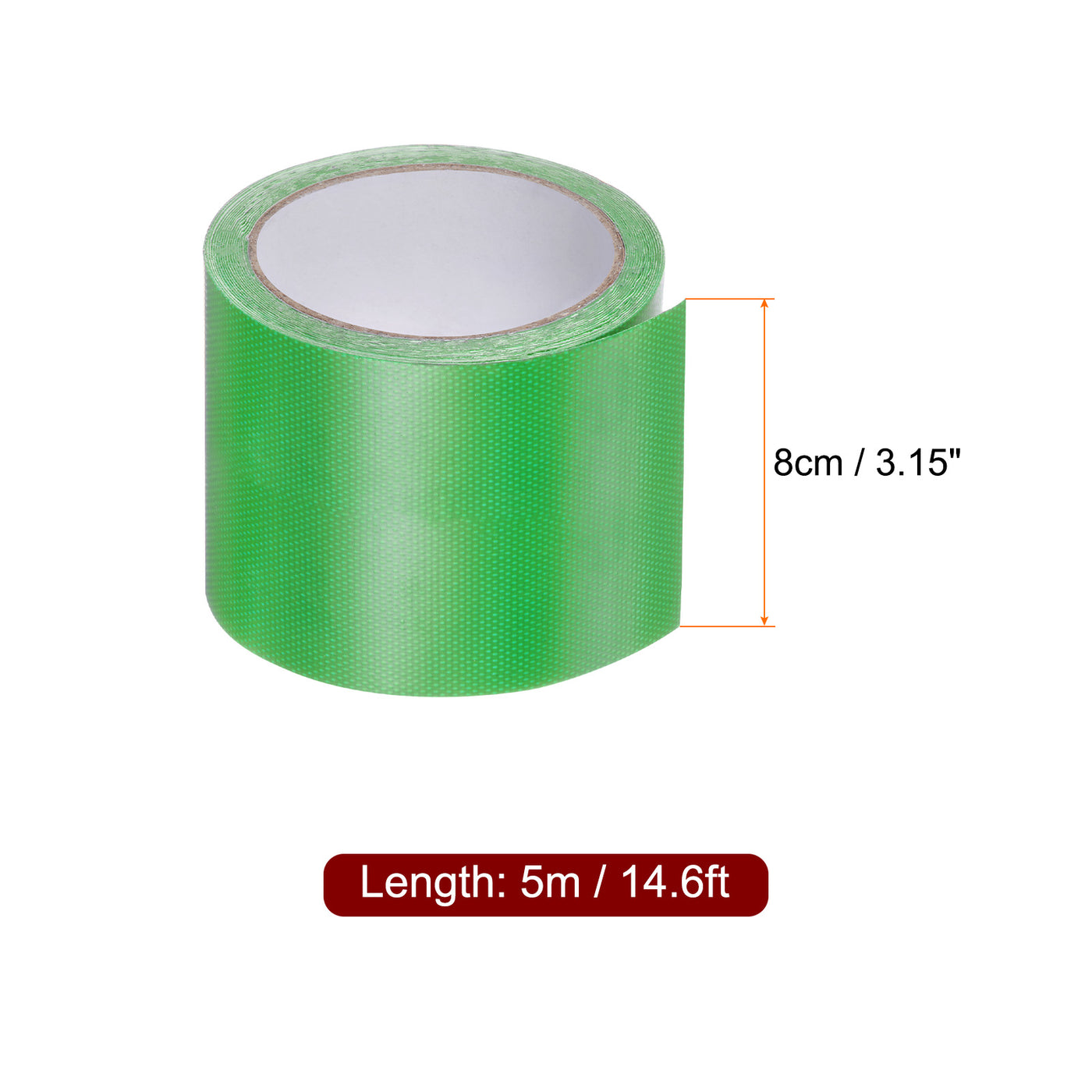 Harfington Cloth Repairing Tarpaulin Tape 3.15"x14.6ft Awning Repair Tape Light Green