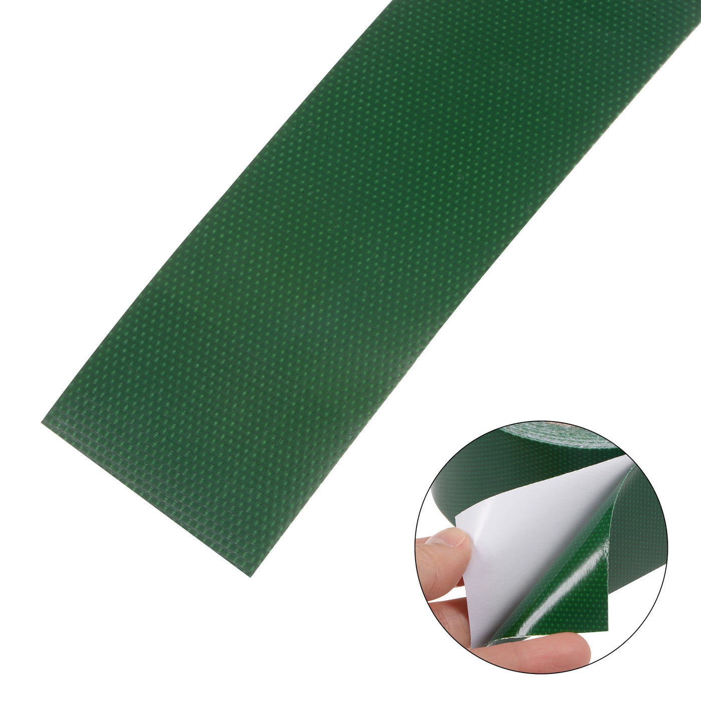 Harfington 3pcs Cloth Repairing Tarpaulin Tape 2"x14.6ft Awning Repair Tape Dark Green