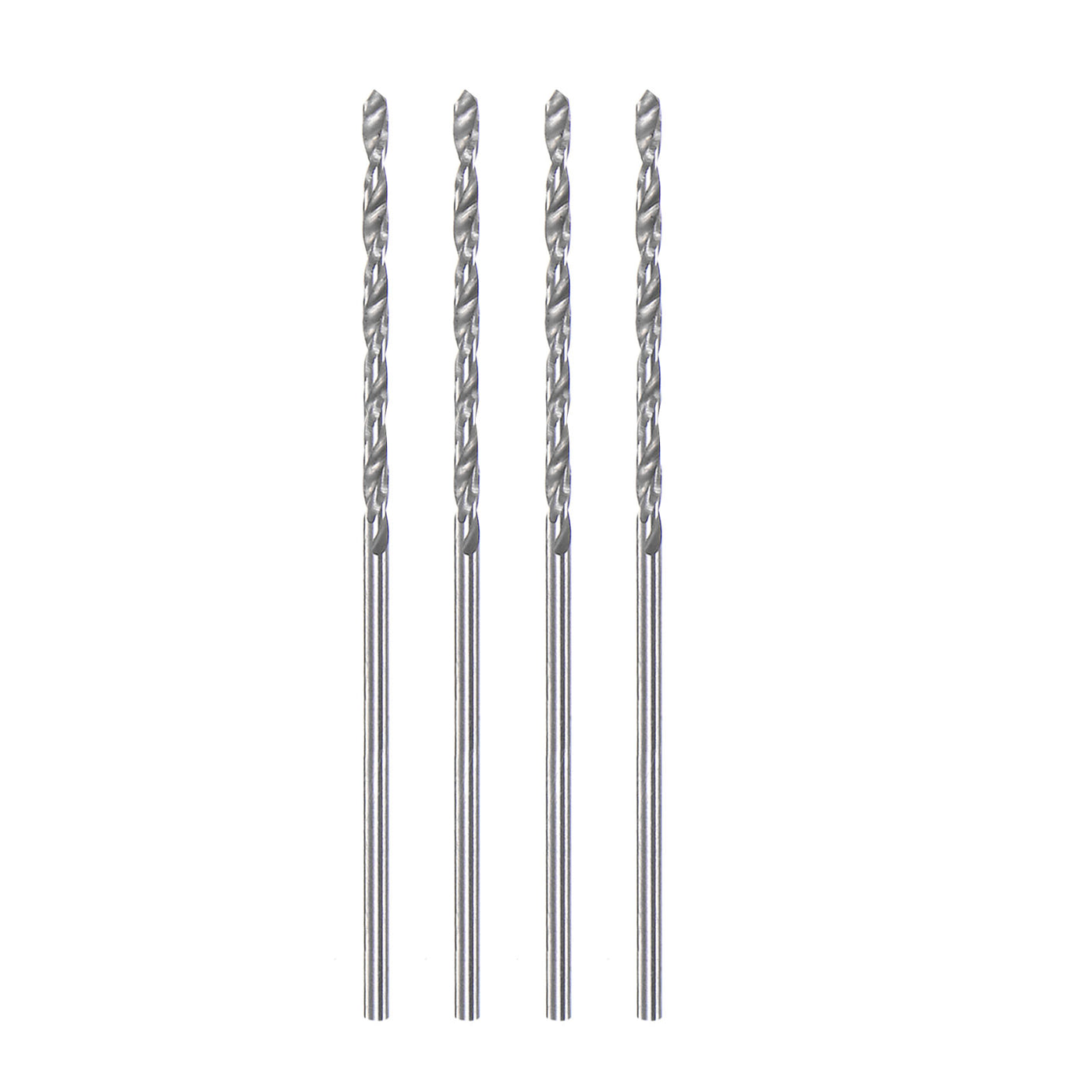 Harfington 4pcs 1.15mm C3/K10 Tungsten Carbide Precision Straight Shank Twist Drill Bit