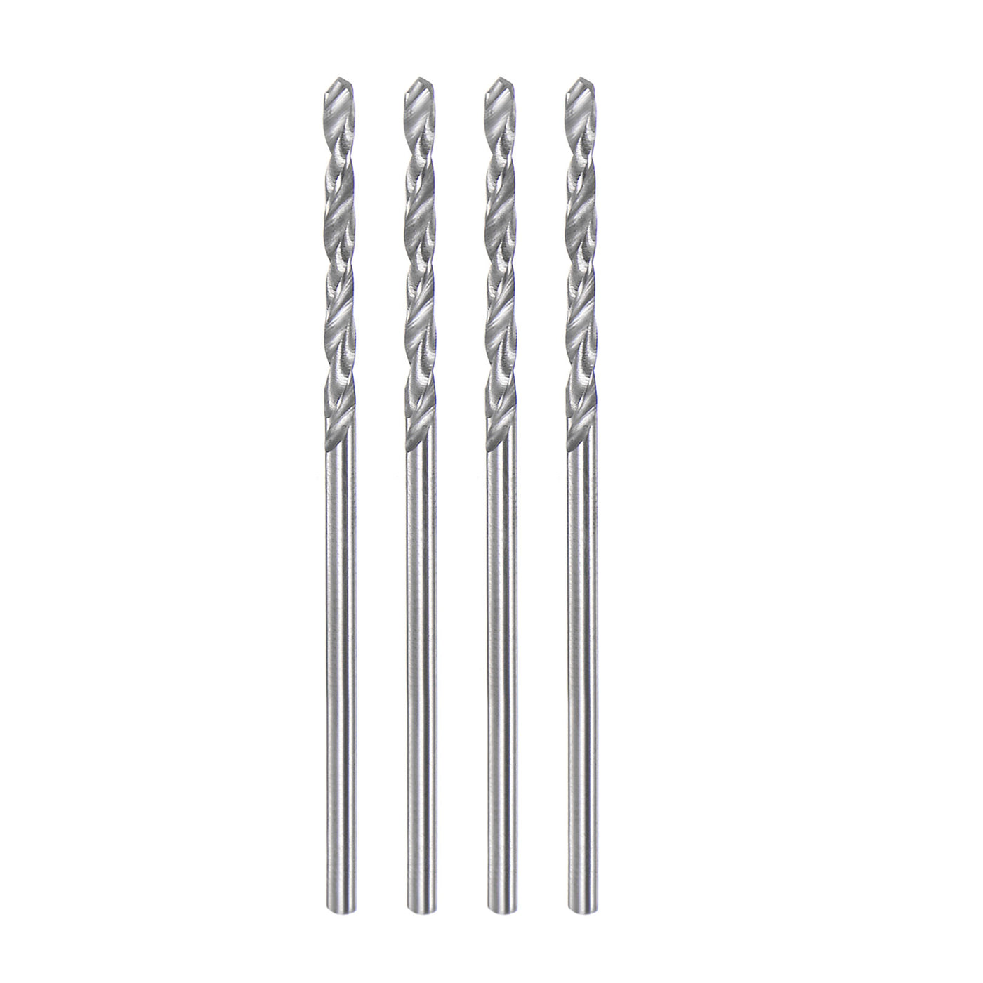 Harfington 4pcs 1.5mm C3/K10 Tungsten Carbide Precision Straight Shank Twist Drill Bit