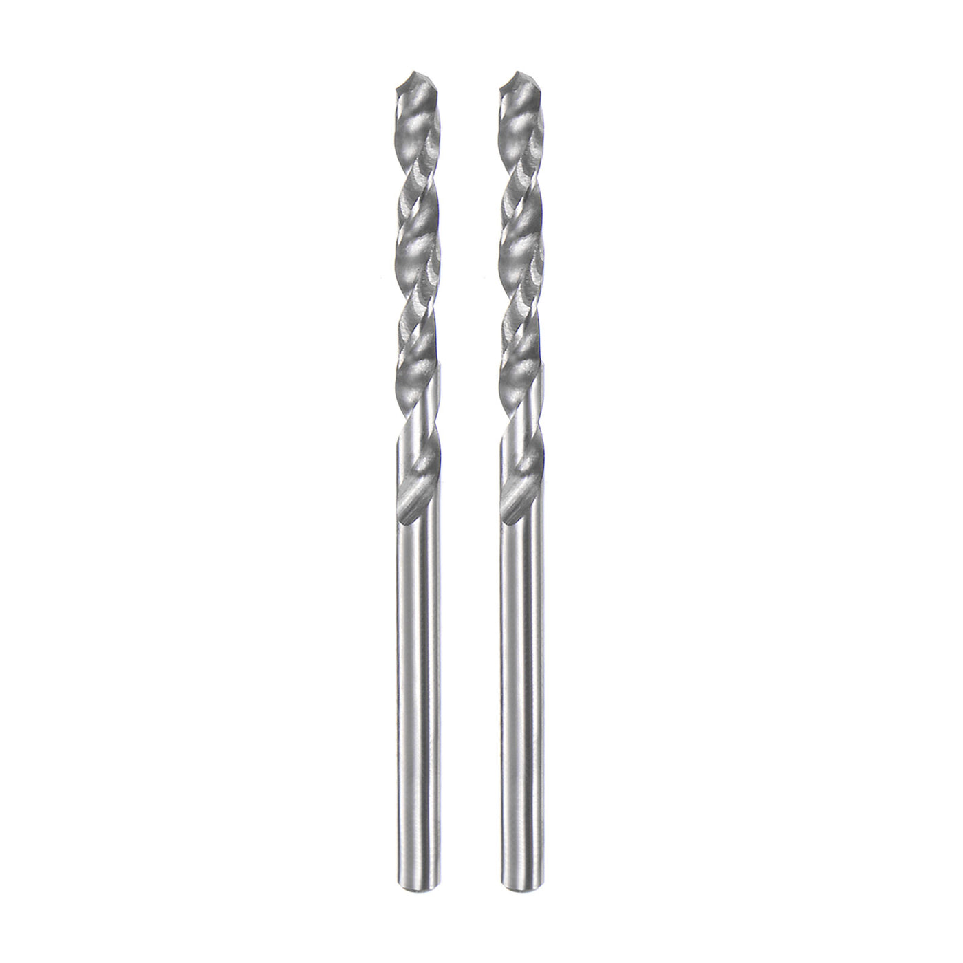 Harfington 2pcs 2.1mm C3/K10 Tungsten Carbide Precision Straight Shank Twist Drill Bit