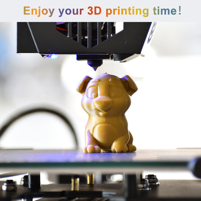 Harfington 3D Printer Filament, 1.75mm 1KG, Dual Colors PLA Filament with Black Purple