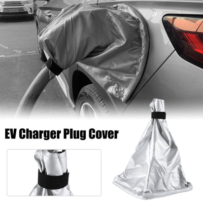 Harfington EV Charger Plug Cover Waterproof Outdoor Electric Car Charging Port Cover with Magnetic Adhesion and Adjust Closure All Weather Protection