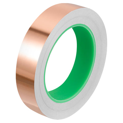 Harfington Copper Foil Tape 0.98 Inch x 21 Yards 0.08 Thick Double Sided for Electronics