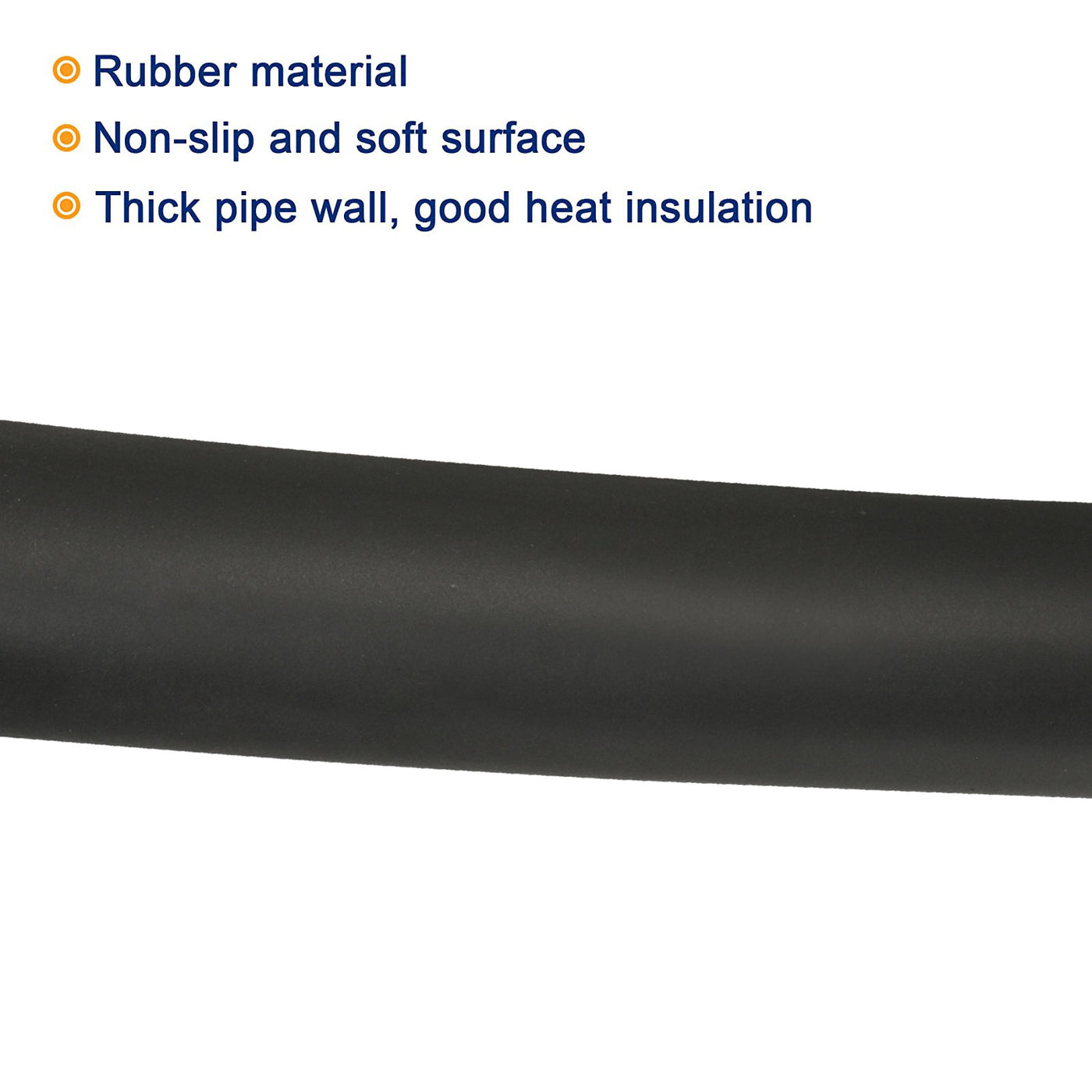 Harfington Pipe Insulation Foam Tube Insulation Pipe 23mm ID 33mm OD 6.6ft Heat Preservation for Handle Grip Support