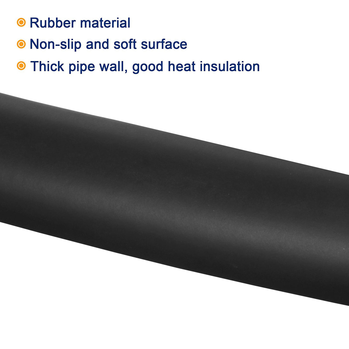 Harfington Pipe Insulation Foam Tube Insulation Pipe 26mm(1") ID 36mm OD 3.3ft Heat Preservation for Handle Grip Support