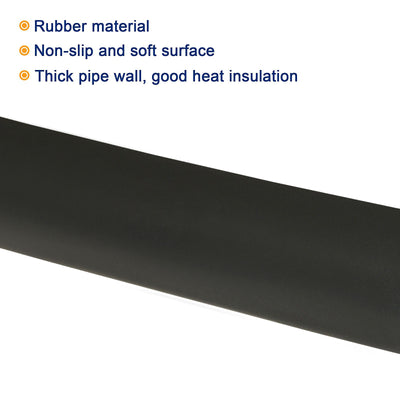 Harfington Pipe Insulation Foam Tube Insulation Pipe 15mm ID 25mm OD 20" Heat Preservation for Handle Grip Support