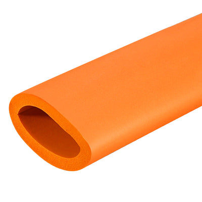 Harfington Foam Grip Tubing Handle Grips 35mm ID 47mm OD 10" Orange for Utensils, Fitness, Tools Handle Support