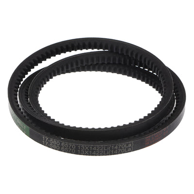 Harfington Cogged V-Belts 1490mm Outside Circumference 13mm Width Rubber Drive Belt