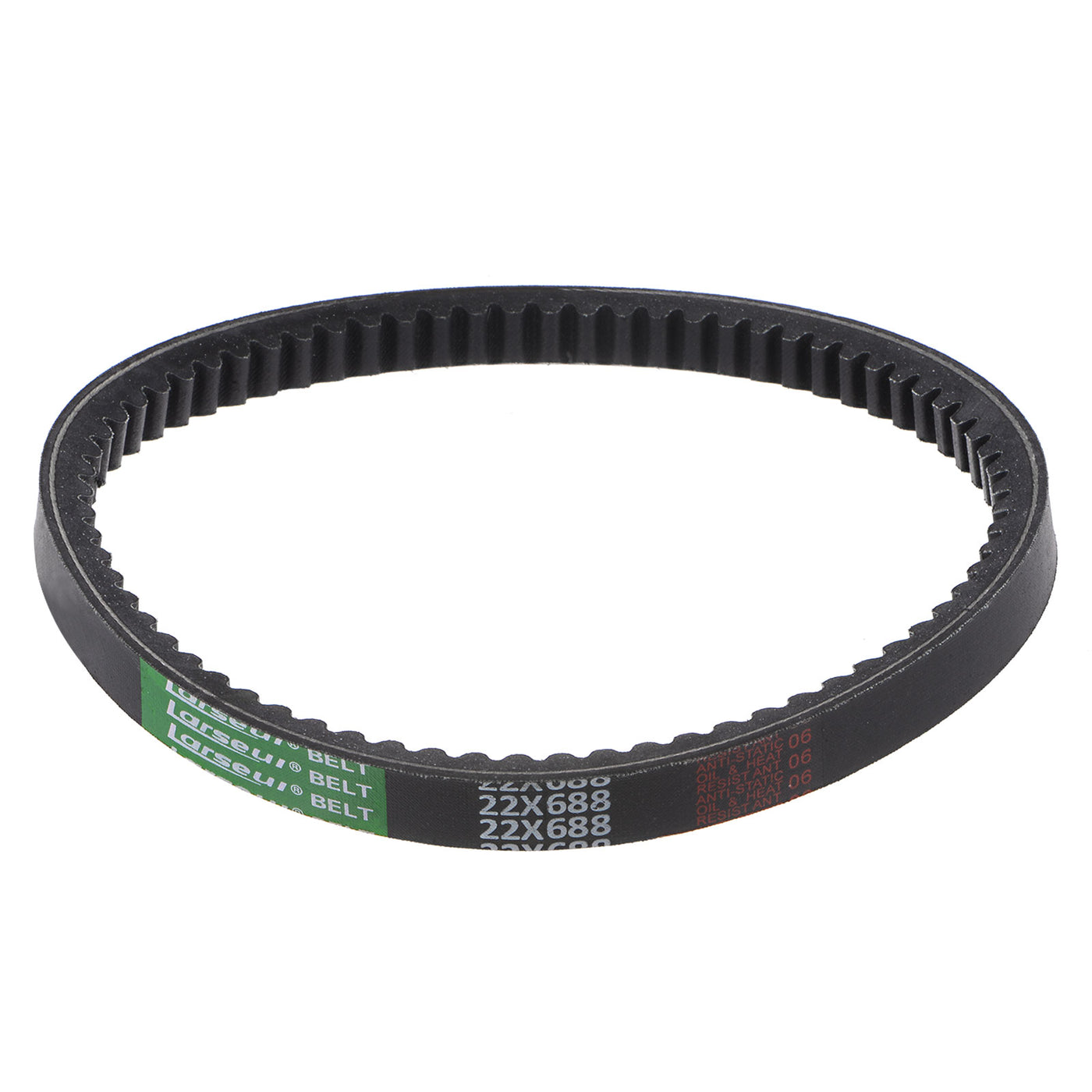 Harfington 22X688 Cogged V-Belts 688mm Inner Girth 22mm Width 14mm Height Rubber Drive Automotive Belt for Power Transmission