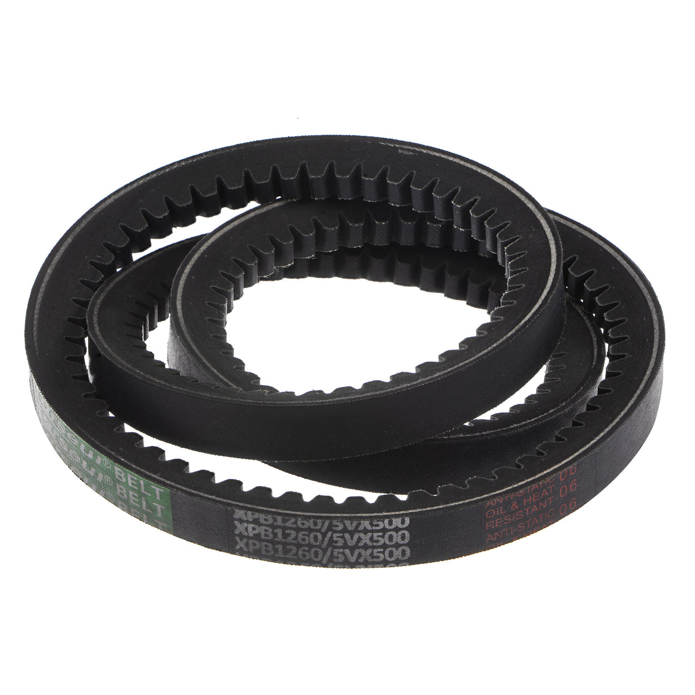 Harfington Cogged V-Belts 1280mm Outside Circumference 16mm Width Rubber Drive Belt