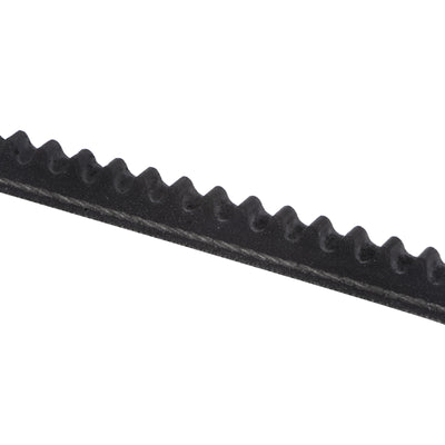 Harfington 2pcs Cogged V-Belts 1138mm Outside Circumference 19mm Width Rubber Drive Belt