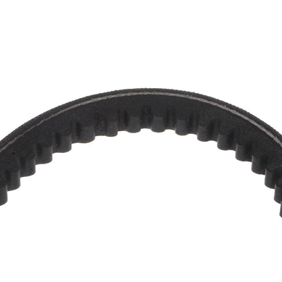 Harfington 2pcs Cogged V-Belts 635mm Outside Circumference 9mm Width Rubber Drive Belt