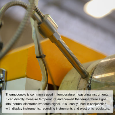 Harfington K Type Surface Thermocouple Temperature Probe Sensor -58 To1472°F 5.1ft 15x135mm