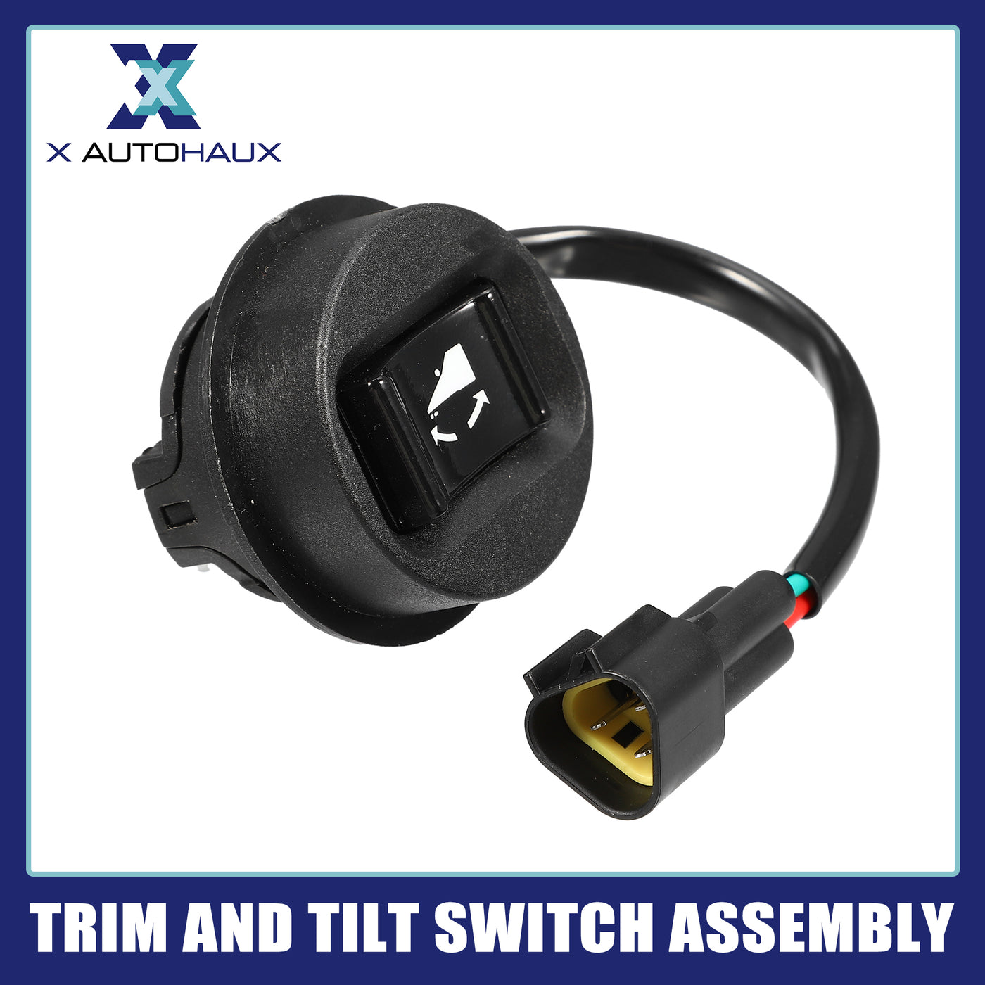 X AUTOHAUX Trim and Tilt Switch Assembly 6R3-82563-00-00 for Yamaha Outboard 2 Stroke 115HP-225HP 3 Pin Tilt Control Switch 6R3-82563-01-00 for Yamaha Outboard Trim Tilt Switch Assy