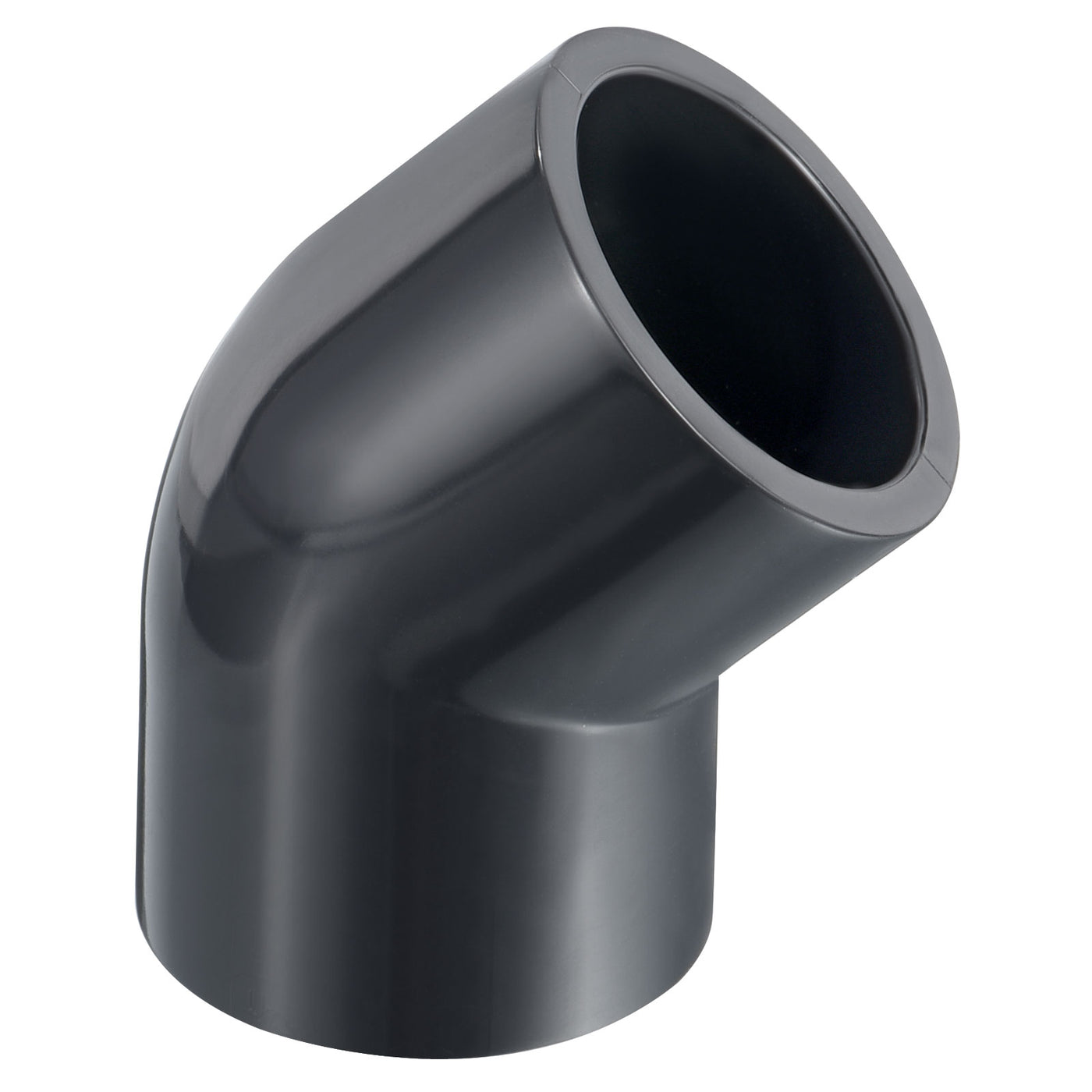 Harfington UPVC Pipe Fitting, 1 Pack 45 Degree Elbow Pipe Adapter 32mm 1" Slip Socket Coupling Connector
