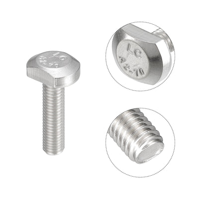 Harfington Uxcell T-Slot Bolts, 10pcs M5x20mm Drop-in Stud Sliding Bolts 304 Stainless Steel